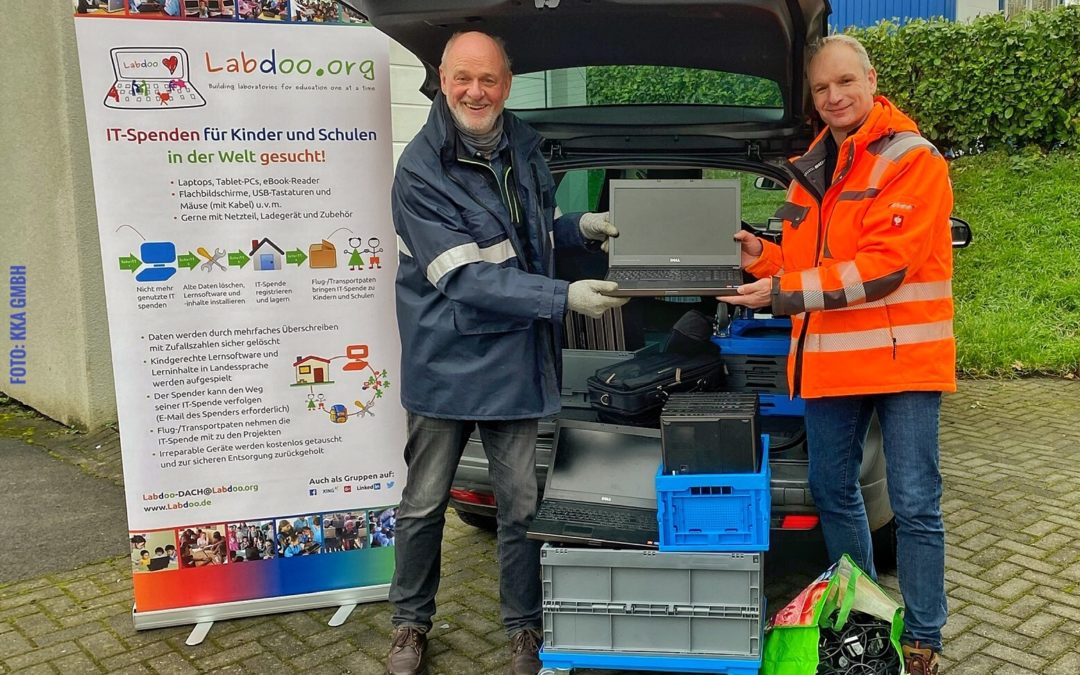 KKA übergibt erstmalig eingesammelte IT-Spenden an Labdoo