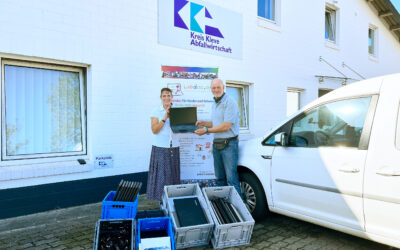 Übergabe von IT-Spenden an Labdoo