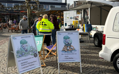Jeder Stecker zählt: KKA sammelte E-Schrott auf Wochenmärkten